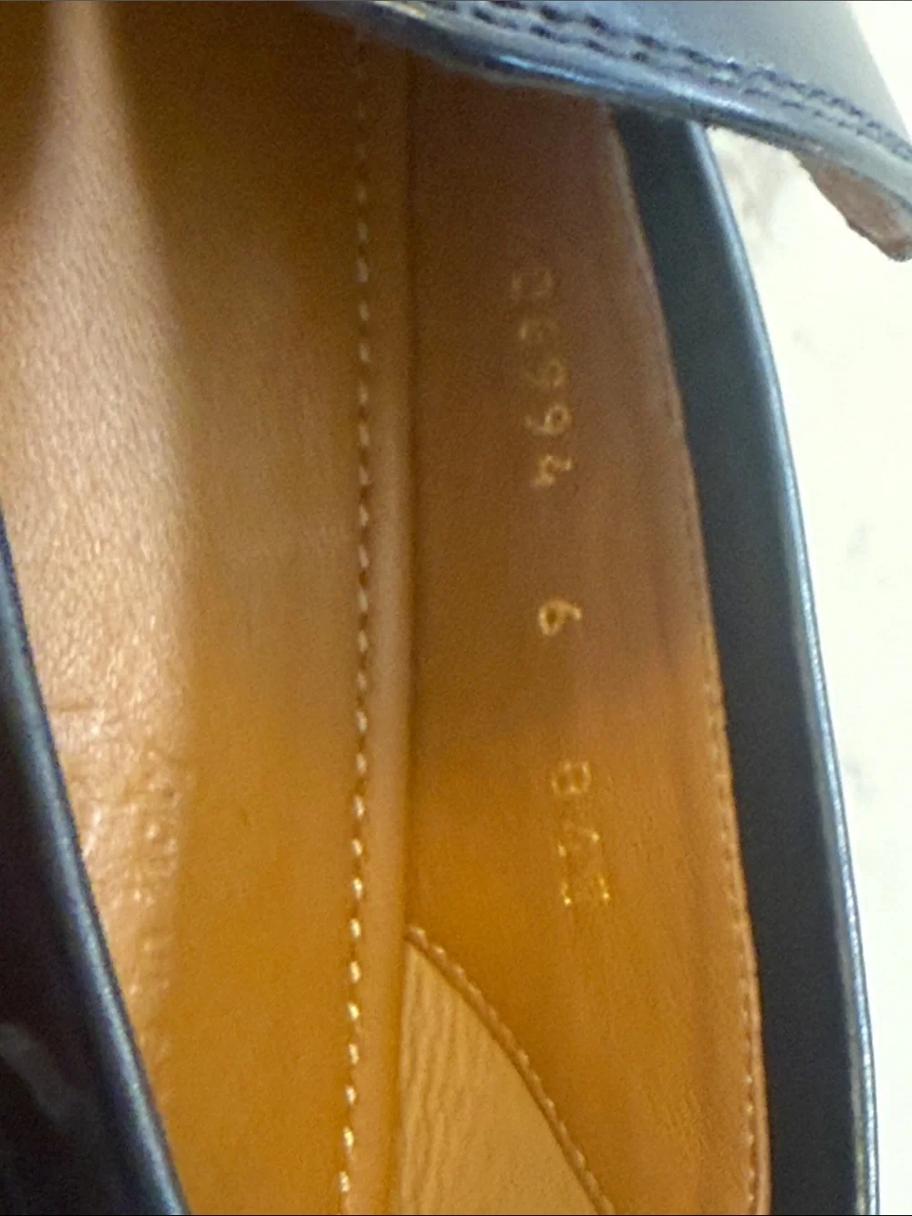 Gucci Black Leather Horsebit Jordan Slip-On Loafers size UK 6 US 7